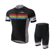 XINTOWN-Conjunto de Ropa deportiva para Ciclismo, Jersey de manga corta, pantalones cortos, S-XXXL 2024 - compra barato