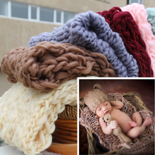 Baby Photography Props Blanket Wool Baby Blanket Stretch Knit Newborn Photo Wraps Newborn Photography Props Colorful Fotografia 2024 - buy cheap