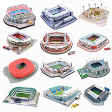 New paper Football Stadium 2020 Mexican Spain Playground 3D Puzzle World Architecture Model Assembled Building Toys For Children 2024 - buy cheap