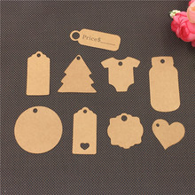 Wedding Labels Kraft Paper Hang Tags Brown Price Tags Label For Clothing Wedding Engagement Paper Tags Handmade Favor 200Pcs/Lot 2024 - buy cheap