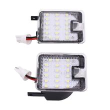 1 Pair High Bright Error Free LED SMD Side Mirror Puddle Lights Lamp Car Welcome Light For Ford Focus Kuga Mondeo Escape C-Max 2024 - buy cheap