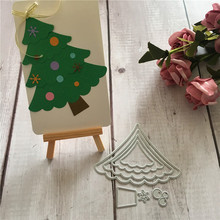Cutting Dies Hot Sale Christmas Tree DIY Paper Cards Metal steel Stencils for DIY Photo Album Scrapbooking Decorative Embossing 2024 - buy cheap