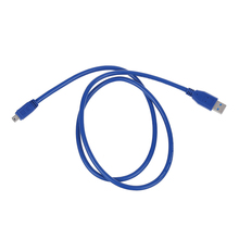 Синий Суперскоростной USB 3,0 тип A штекер мини B 10 контактный кабель-адаптер 2024 - купить недорого