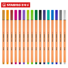 1pcs Germany STABILO 88 Fiber Pen Student Account Hook Line Pens Gel Pen 0.4mm Bright Colors Even Ink Discharge 2024 - buy cheap