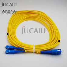Jucaili-cable de fibra SC/SC para impresora de gran formato, Cable de conexión de doble núcleo de PVC, 3,0mm, 1 unidad 2024 - compra barato