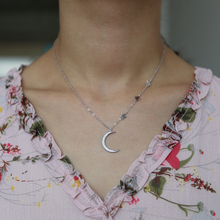 High quality jewelry tiny star crescent moon pendant necklace for women new bijoux Statement maxi necklace simple charm jewelry 2024 - buy cheap