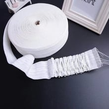 5~30 Meters Pull Pleated Tape Curtain heading Ring Tapes Pencil Pleat Hook Tape Non Woven Punching Curtain Accessories CP101&2 2024 - buy cheap