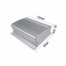 Caja de aluminio para proyectos eléctricos, caja de fundido a presión DIY, 85x35,5x100mm, montaje en pared, nuevo 2024 - compra barato