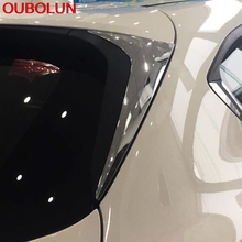 Oubolin-cubierta triangular para ventana trasera de coche, Marco embellecedor ABS, accesorios exteriores, unids/set 2/juego para Mazda CX-5, CX5, 2017, 2018 2024 - compra barato