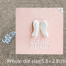 New Design Craft Metal Cutting Die cut dies little angel letters scrapbooking Album Paper Card Craft Embossing die cuts 2024 - buy cheap