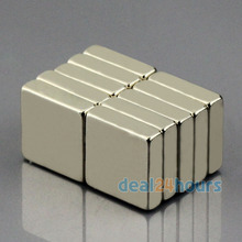 OMO Magnetics 10pcs Bulk Super Strong Strip Block Magnets Rare Earth Neodymium 10 x 10 x 3 mm N50 2024 - buy cheap