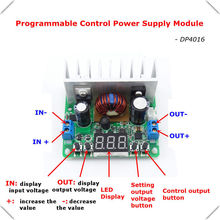 DC-DC buck conversor 6-40v a 0-38v 12v 24v step-down placa de alimentação de tensão constante