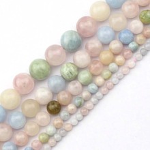 8mm morgan stone beads natural GEM stone beads DIY loose beads for bracelet making strand 15" wholesale ! 2024 - buy cheap