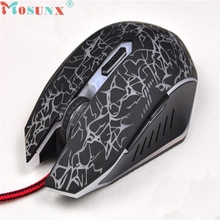 Brand Mouse Durable Professional Colorful Backlight 4000DPI Optical Wired Gaming Mouse Mice 2024 - buy cheap