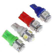 Luces LED de coche duraderas T10 W5W 5-SMD 5050, 194, 168, 2825, fuente de luces de cuña, bombillas de repuesto, lámparas interiores para coche/Motor 2024 - compra barato