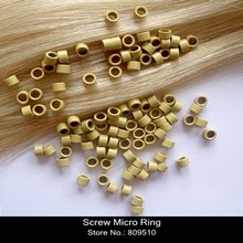 5 Jars-5000pieces/Lot  Blond # Screw Micro Ring/Links for Human Hair Extension 2024 - buy cheap