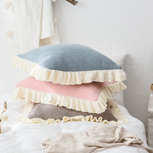 Funda de cojín de algodón suave para sofá, cama, coche, habitación, textil, venta al por mayor, FG807 2024 - compra barato