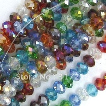 Free Shipping! Wholesale 5040 AAA Top Quality 6mm 600pcs/lot multicolour color  loose Crystal Rondelle beads 2024 - buy cheap