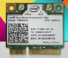 Tarjeta inalámbrica de doble banda Intel, MINI PCI-E, banda Dual, 7260G/5G, 2x2, WiFi + para Bluetooth 2,4, AC 4,0, 7260HMW, 802.11ac 2024 - compra barato