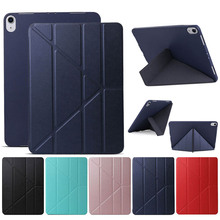 Case For iPad Pro 11 2018 PU Leather Transformers Stand Case Smart Cover Auto Sleep Wake Tablet Case Skin for iPad Pro 11" 2020 2024 - buy cheap