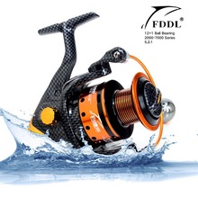 FDDL New Carbon Fiber Body & Metal Spool Super Light 12+1BB Spinning Fishing Reel for Sea Fishing Free Shipping 2024 - buy cheap