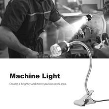 Промышленный светодиодный светильник зажим s-образной формы/светодиодный светильник с фиксированным основанием для швейной машины, зажимной переключатель, лампа 2024 - купить недорого