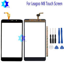 For LEAGOO M8 Touch Screen  Glass Original Guarantee Original New Glass Panel Touch Screen 5.7 inch Tools+Adhesive Stock 2024 - buy cheap