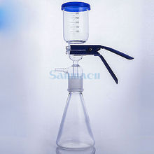 Aparato de filtro de vidro com membrana de 500ml, conjunto com funil e núcleo de areia, equipar 2024 - compre barato