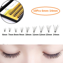 Fashion 6-14mm Professional Makeup Individual Cluster Eye Lashes Grafting Fake False Eyelashes 2024 - buy cheap