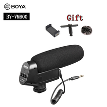 BOYA кардиоидный направленный конденсаторный микрофон с микрофоном, для камер Canon, Sony, Nikon, Pentax, DLSR 2024 - купить недорого