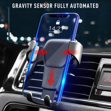 Universal Car Phone Holder Automatic Gravity Air Vent Mount Stand New Bracket Ergonomic Design for iPhone for Samsung Huawei 2024 - buy cheap