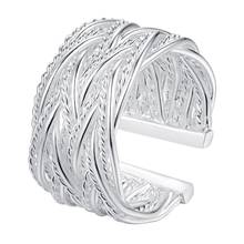 Регулируемое замечательное серебряное кольцо, модное серебряное Ювелирное Украшение для женщин и мужчин, FZKDYFXF XKTNSYQP 2024 - купить недорого