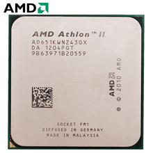 AMD Athlon II X4 651 Socket FM1 100 Вт 3,0 ГГц 905-pin четырехъядерный процессор настольный процессор X4 651 Socket fm1 2024 - купить недорого