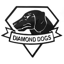 15.5CM*13CM Metal Gear Diamond Dogs Log Vinyl Sticker Decal Car Sticker C8-0052 2024 - buy cheap