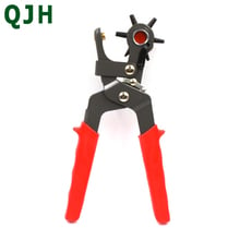 Functional Labor-saved Leather Hole Puncher DIY Handwork Craft Tool Punching Pliers Revolving 6 Sizes Punch Head 2.0mm~4.5mm 2024 - buy cheap