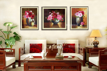 Kit de bordado de fita, 60x70cm, série vermelha de flores, conjunto de pintura de manchas, kit de artesanato, faça você mesmo, bordado, arte, decoração de casa 2024 - compre barato