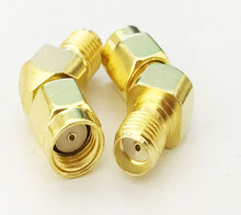 20pcs RP-SMA Male to SMA Female 135/45 Degree Adapter Antenna Connector for FPV 2024 - buy cheap