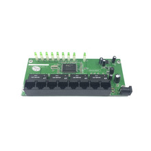 OEM 10/100 mbps RJ45 8 Port módulo de Switch Fast Ethernet Lan Hub EUA Plug UE 5 v Adaptador switch de Rede De Alimentação motherboard 2024 - compre barato