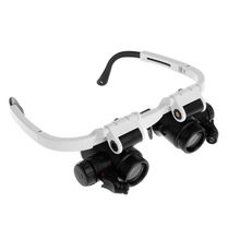 Headband Glasses Magnifier Magnifying Glass With LED Lights 8X 15X 23X Illuminated Magnifier Loupe Watch Repair Lamp 2024 - buy cheap