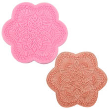 Craft Flower Pattern Lace Silicone Fondant Soap 3D Cake Mold Cupcake Jelly Candy Chocolate Decoration Baking Tool Moulds FQ2354 2024 - buy cheap