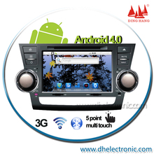DH6612A android car dvd player  for toyota highlander with gps bluetooth ipod touch screen 2024 - купить недорого