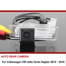 For Volkswagen VW Jetta Vento Sagitar 2012~2015 wireless Car Reverse Reversing CCD SONY HD Parking Backup Car Rear View Camera 2024 - buy cheap