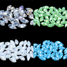 Crystal Teardrop Beads 5x7mm/6x12mm Faceted Glass Beads For Jewelry Making Nice Bracelet Craft DIY Beads 2024 - buy cheap
