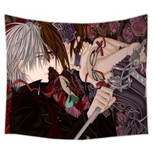 Vampire Knight Kurosu Yuki Tapestry Wall Hanging Customized Bedspread Bedsheets Dorm Cover Home Wall Art Room Rug 2024 - buy cheap