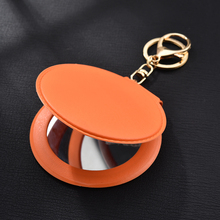 Llavero espejo personalizado para coche, llavero de anillo amuleto para bolso de mujeres, accesorios de joyería, regalo EH325 2024 - compra barato