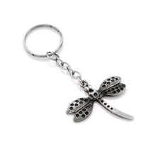 Original Dragonfly Keychain Women Bag Purse Charm Keyring Alloy Key Chain Accessories Wedding Party women Gift 2024 - buy cheap