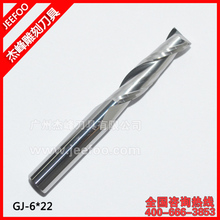 6*22mm Two Flutes Spiral End Mill, Tungsten Steel Carbide CNC Router Bits, Engraving Tools 2024 - buy cheap