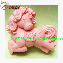 High-quality Handmade Soap Mold Fondant Cake Decoration Mold NO.:SO416 Zodiac Horses Modelling Silicon Moulds Silicone Rubber 2024 - buy cheap