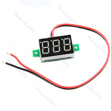 3Pcs/Lot Mini LED DC2.5-30V Red Volt Voltage Meter Display Digital Voltmeter Self-Powered 2024 - buy cheap