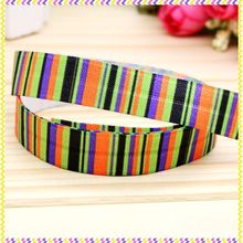 5/8'' Free shipping Fold Elastic FOE halloween printed headband headwear hairband diy decoration wholesale OEM P4369 2024 - buy cheap